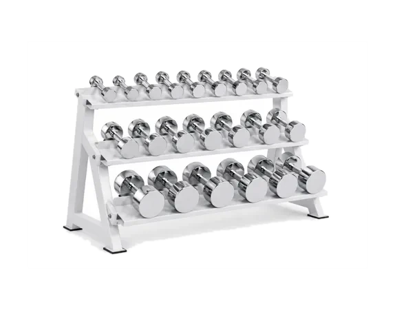 Chrome Dumbbells – view 1