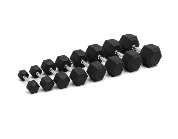 Rubber Dumbbells – view 2
