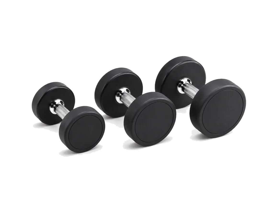 TPU Dumbbells – thermoplastic polyurethane dumbbells manufactured by IRONHUE