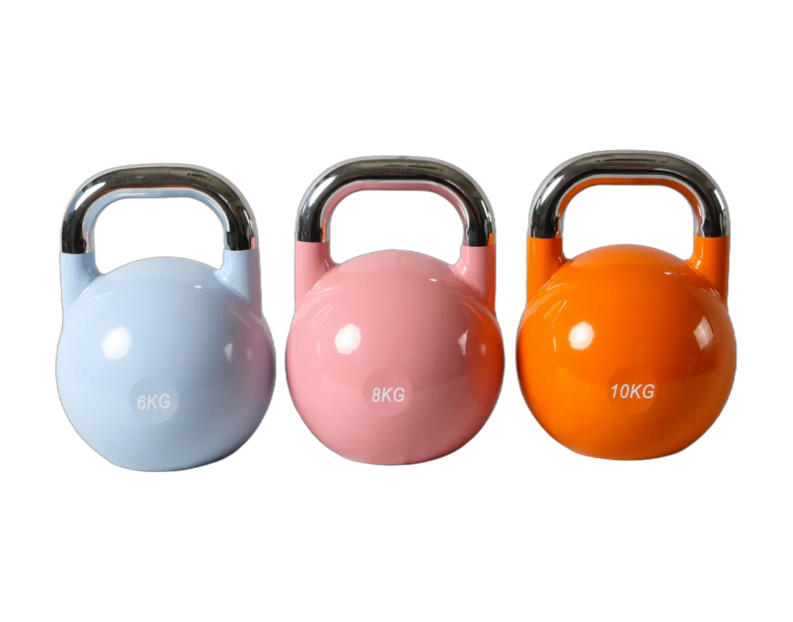 Competition vs commercial kettlebells: what actually changes at each weight